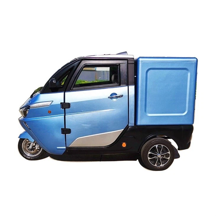 Closed Tricycle Motorcycle Electric Tricycles Passenger For Adult With Folding Cargo Box